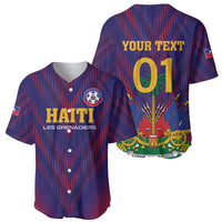 Custom Haiti Football Baseball Jersey Come On Les Grenadiers