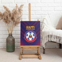 Haiti Football Canvas Wall Art Come On Les Grenadiers