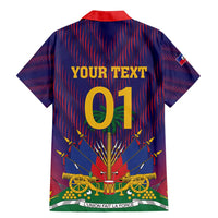 Custom Haiti Football Family Matching Mermaid Dress and Hawaiian Shirt Come On Les Grenadiers