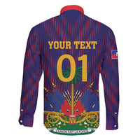 Custom Haiti Football Family Matching Puletasi and Hawaiian Shirt Come On Les Grenadiers