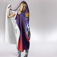 Haiti Football Hooded Blanket Come On Les Grenadiers