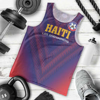 Custom Haiti Football Men Tank Top Come On Les Grenadiers