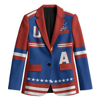 Custom Hockey 2026 USA Blue Blazer United States Go Champions