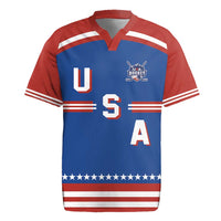 Custom Hockey 2026 USA Blue Rugby Jersey United States Go Champions