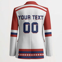 Custom Hockey 2026 USA White Blazer United States Go Champions