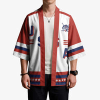 Custom Hockey 2026 USA White Kimono United States Go Champions