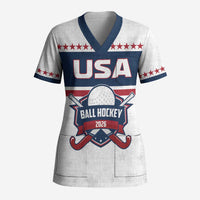 Custom Ball Hockey 2026 USA Scrub Top US Team Go Champions