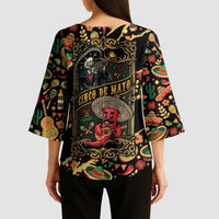 Mexico Cinco de Mayo Kimono Sleeve Blouse Fiesta and then Siesta