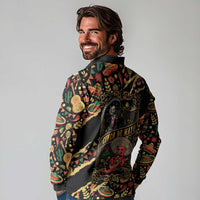 Mexico Cinco de Mayo Long Sleeve Polo Shirt Fiesta and then Siesta