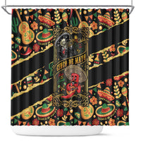 Mexico Cinco de Mayo Shower Curtain Fiesta and then Siesta