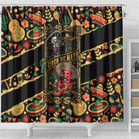 Mexico Cinco de Mayo Shower Curtain Fiesta and then Siesta