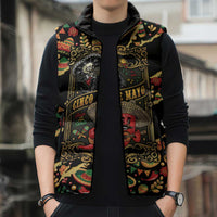 Mexico Cinco de Mayo Sleeveless Puffer Jacket Fiesta and then Siesta