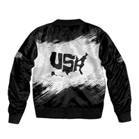 American 1776-2026 Sleeve Zip Bomber Jacket USA 250th Anniversary