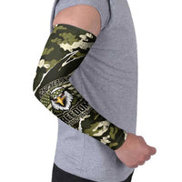 Personalized USA 250th Anniversary Arm Sleeves Eagle Camouflage Zipper Stylized
