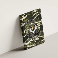 USA 250th Anniversary Canvas Wall Art Eagle Camouflage Zipper Stylized
