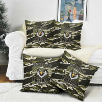 USA 250th Anniversary Pillow Cover Eagle Camouflage Zipper Stylized