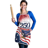 USA 250 Years of Freedom Apron American Patriotic