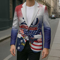 Personalized USA 250 Years of Freedom Blazer American Patriotic