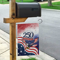 USA 250 Years of Freedom Garden Flag American Patriotic