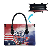 USA 250 Years of Freedom Leather Bag American Patriotic