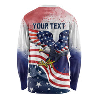 Personalized USA 250 Years of Freedom Long Sleeve Shirt American Patriotic