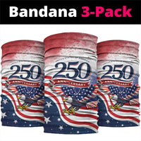 USA 250 Years of Freedom Neck Gaiter American Patriotic
