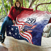 USA 250 Years of Freedom Quilt American Patriotic