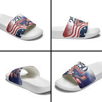USA 250 Years of Freedom Slide Sandals American Patriotic