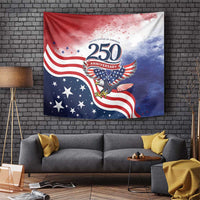USA 250 Years of Freedom Tapestry American Patriotic