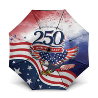 USA 250 Years of Freedom Umbrella American Patriotic