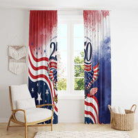 USA 250 Years of Freedom Window Curtain American Patriotic
