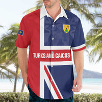Personalised Turks and Caicos Islands Hawaiian Shirt Come On Team TCI