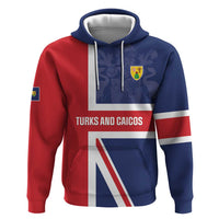 Personalised Turks and Caicos Islands Hoodie Come On Team TCI