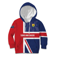 Personalised Turks and Caicos Islands Kid Hoodie Come On Team TCI