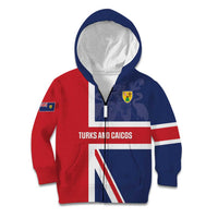 Personalised Turks and Caicos Islands Kid Hoodie Come On Team TCI