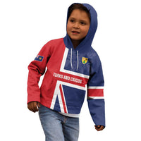 Personalised Turks and Caicos Islands Kid Hoodie Come On Team TCI