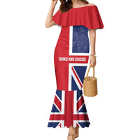 Personalised Turks and Caicos Islands Mermaid Dress Come On Team TCI