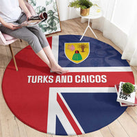 Turks and Caicos Islands Round Carpet Come On Team TCI