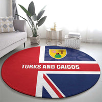 Turks and Caicos Islands Round Carpet Come On Team TCI