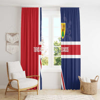 Turks and Caicos Islands Window Curtain Come On Team TCI