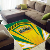 Cricket Jamaica Scorpions Area Rug We Made Legends