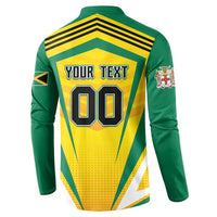 Custom Cricket Jamaica Scorpions Button Sweatshirt We Made Legends