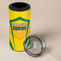 Custom Cricket Jamaica Scorpions 4 in 1 Can Cooler Tumbler We Made Legends