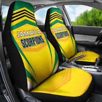Cricket Jamaica Scorpions Car Seat Cover We Made Legends