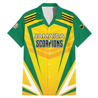 Custom Cricket Jamaica Scorpions Family Matching Mermaid Dress and Hawaiian Shirt We Made Legends