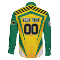 Custom Cricket Jamaica Scorpions Family Matching Off The Shoulder Long Sleeve Dress and Hawaiian Shirt We Made Legends