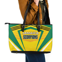 Cricket Jamaica Scorpions Leather Tote Bag We Made Legends