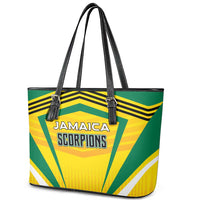 Cricket Jamaica Scorpions Leather Tote Bag We Made Legends