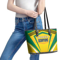 Cricket Jamaica Scorpions Leather Tote Bag We Made Legends