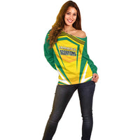 Custom Cricket Jamaica Scorpions Off Shoulder Sweater We Made Legends